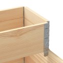 VidaXL 3-poziomowa podwyższona donica, 120x80 cm, lite drewno sosnowe