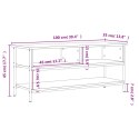 Szafka pod TV, dąb sonoma, 100x35x45cm, materiał drewnopochodny