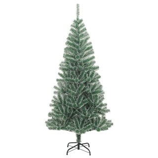 Sztuczna choinka, ośnieżona, zielona, 210 cm