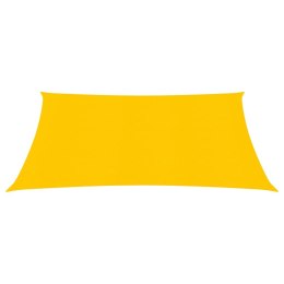 Żagiel przeciwsłoneczny, 160 g/m², żółty, 2,5x3 m, HDPE