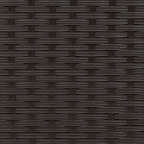 Podwójna leżanka z zadaszeniem i poduszkami, czarna, polirattan