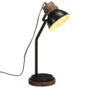 Lampa stołowa, 25 W, czarna, 18x18x60 cm, E27