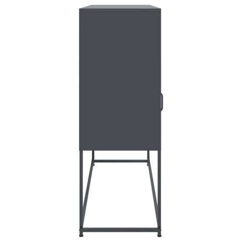 Szafka, antracytowa, 100,5x39x107 cm, stal walcowana na zimno