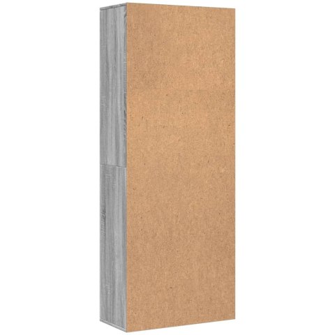 Wysoka szafka, szary dąb sonoma, 70x35x180 cm