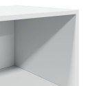 Wysoka szafka, biała, 50x41x185 cm, materiał drewnopochodny