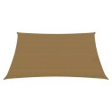 Żagiel przeciwsłoneczny, 160 g/m², taupe, 2,5x2,5 m, HDPE