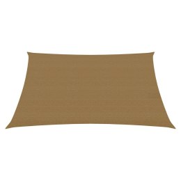 Żagiel przeciwsłoneczny, 160 g/m², taupe, 2,5x2,5 m, HDPE