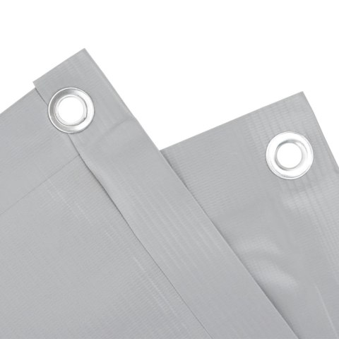 Osłona na ogrodzenie, szara, 600x120 m, PVC