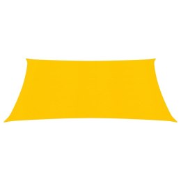 Żagiel przeciwsłoneczny, 160 g/m², żółty, 2x2,5 m, HDPE