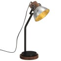 Lampa stołowa, 25 W, srebrny vintage, 18x18x60 cm, E27