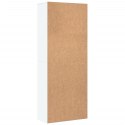 Wysoka szafka, biała, 70x35x180 cm, materiał drewnopochodny