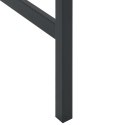 Stolik barowy, czarny, 200x100x110 cm, malowana proszkowo stal