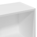 Regał, biały, 57x28,5x107,5 cm, materiał drewnopochodny