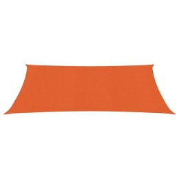 Żagiel przeciwsłoneczny, 160 g/m², pomarańczowy, 2x3,5 m, HDPE