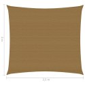 Żagiel przeciwsłoneczny, 160 g/m², taupe, 2x2,5 m, HDPE