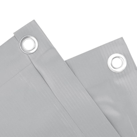 Osłona na ogrodzenie, szara, 400x75 m, PVC