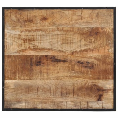 Stolik barowy, 60x55x107 cm, surowe drewno mango