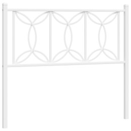 Metalowe wezgłowie, białe, 100 cm
