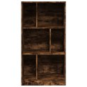 Regał, przydymiony dąb 57x28,5x107,5 cm materiał drewnopochodny