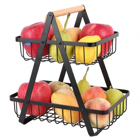 KOSZYK PIĘTROWY NA OWOCE PRZYPRAWY LOFT 3063 Lumarko!