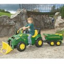 Rolly Toys rollyTrailer Przyczepa wywrotka Halfpipe John Deere Lumarko!