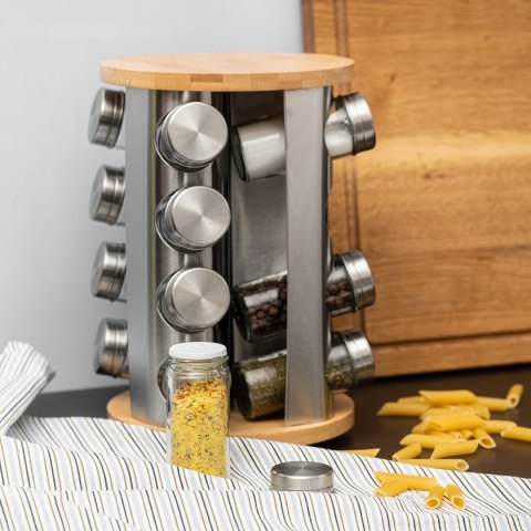 STOJAK OBROTOWY NA PRZYPRAWY 16 POJEMNIKÓW 2734 Lumarko!