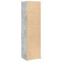 Wysoka szafka, szarość betonu, 50x41x185 cm