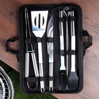 ZESTAW 10 PRZYBORÓW DO GRILLA W ETUI 489298 Lumarko!