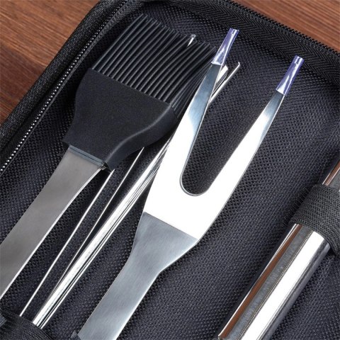 ZESTAW 10 PRZYBORÓW DO GRILLA W ETUI 489298 Lumarko!