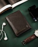Pionowy portfel męski ze skóry naturalnej Lumarko!
