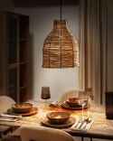 Lampa wisząca z trawy morskiej naturalna KELAKAS