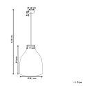 Lampa wisząca z trawy morskiej naturalna KELAKAS