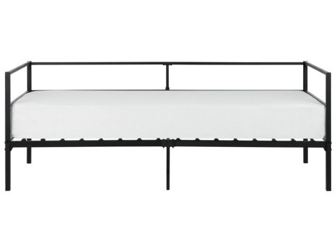 Łóżko metalowe 90 x 200 cm czarne BATTUT