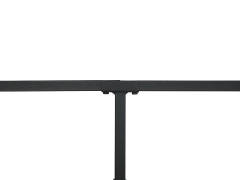 Łóżko metalowe 90 x 200 cm czarne BATTUT