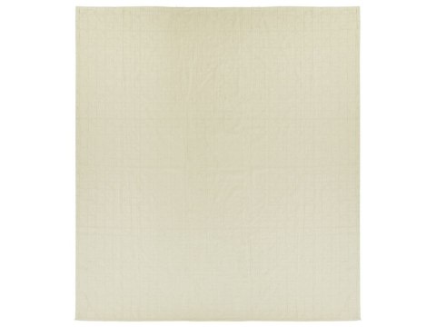 Narzuta na łóżko bawełniana 200 x 220 cm beżowa MARAKA