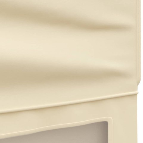 Składany namiot imprezowy ze ściankami, kremowy, 2x2 m Lumarko!