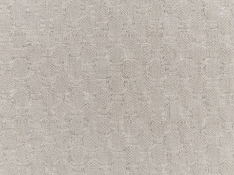 Narzuta na łóżko bawełniana 220 x 200 cm beżowoszara LINDULA