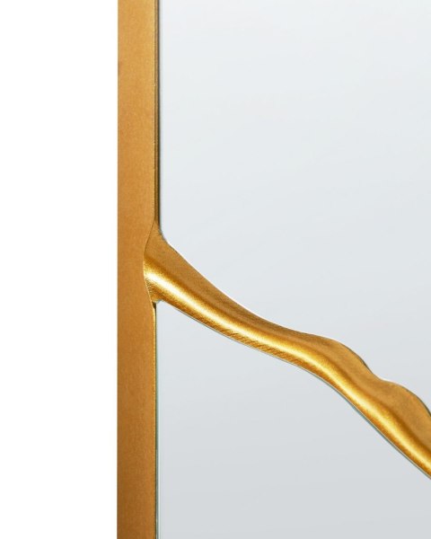 Lustro ścienne 80 cm Złoty COOLE