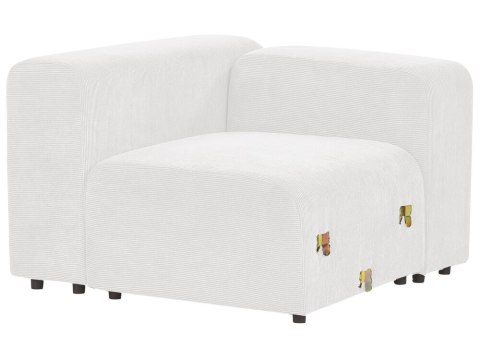 Sofa modułowa 2-osobowa sztruksowa biała FALSTERBO