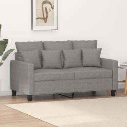 Sofa 2-osobowa, kolor taupe, 120 cm, tapicerowana tkaniną Lumarko!