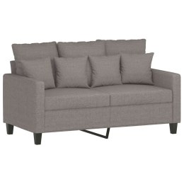 Sofa 2-osobowa, kolor taupe, 120 cm, tapicerowana tkaniną Lumarko!