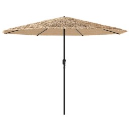 Parasol ogrodowy na stalowym słupku, brązowy, 324x324x247 cm Lumarko!