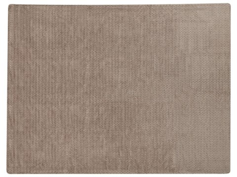 Narzuta na łóżko tłoczona brązowa SURMI