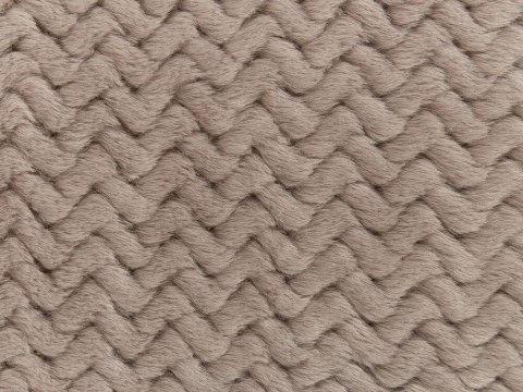 Narzuta na łóżko tłoczona brązowa SURMI