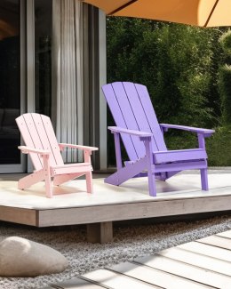 Krzesło ogrodowe MDF Purpurowy ADIRONDACK