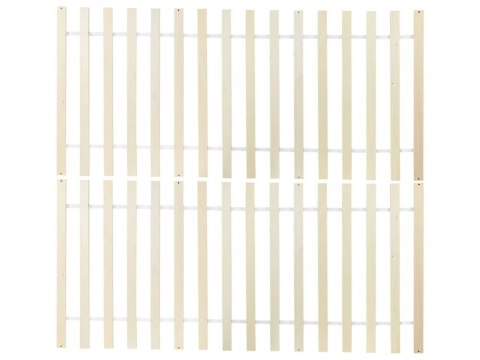 Łóżko drewniane 140 x 200 cm jasne FLORAC