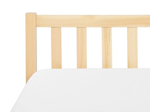 Łóżko drewniane 140 x 200 cm jasne FLORAC