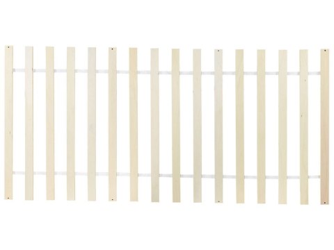 Łóżko drewniane 90 x 200 cm jasne VANNES