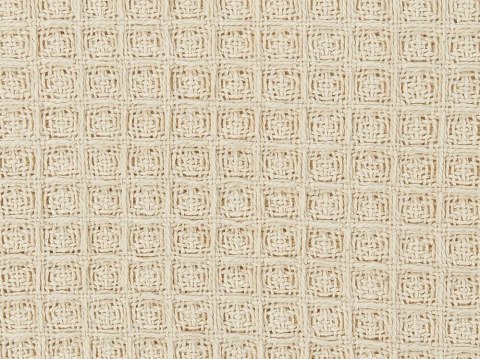 Narzuta na łóżko bawełniana 150 x 200 cm beżowa CHAGYL