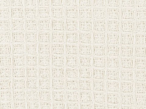 Narzuta na łóżko bawełniana 220 x 240 cm jasnobeżowa CHAGYL